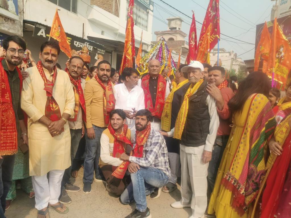 श्री राधा कृष्ण मंदिर में प्राण प्रतिष्ठा समारोह का भव्य समापन।